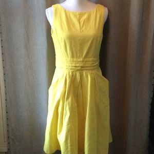 Ralph Lauren Yellow Dress Size 8